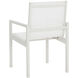Merano White Outdoor Dining Armchair, Set Of 2